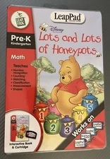 Leap Frog LeapPad Math Disney Winnie the Pooh Lots and Lots of Honeypots New*