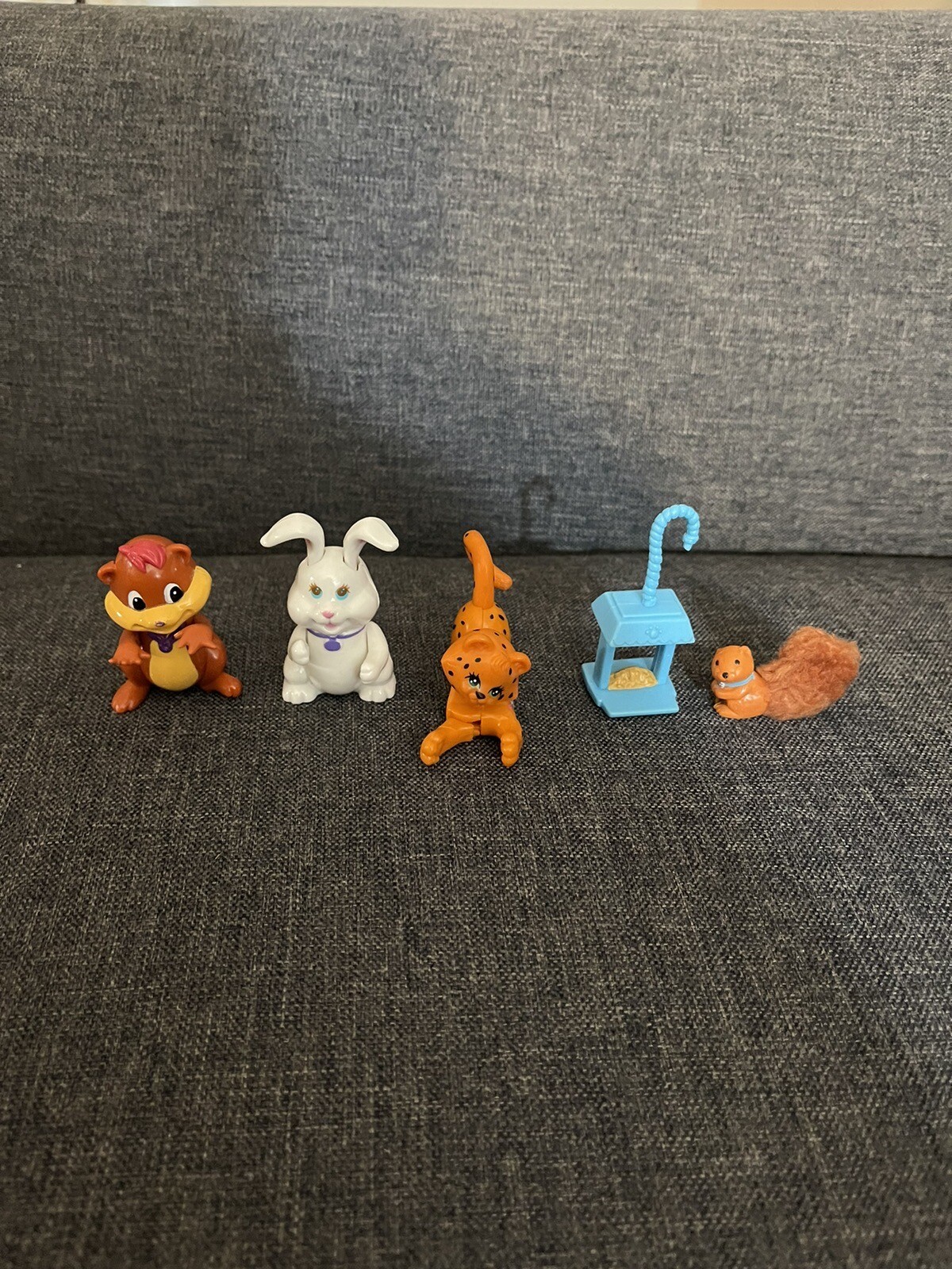 VTG 1994 LITTLEST PET SHOP TREE SET LITTLEST PET SHOP SQUIRREL BUNNY