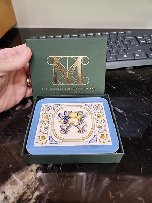 The Metropolitan Museum of Art MMA Swiss Tile Coasters by Jason Excellent