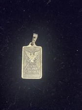 1 Gram US credit Silver Bar Pendant