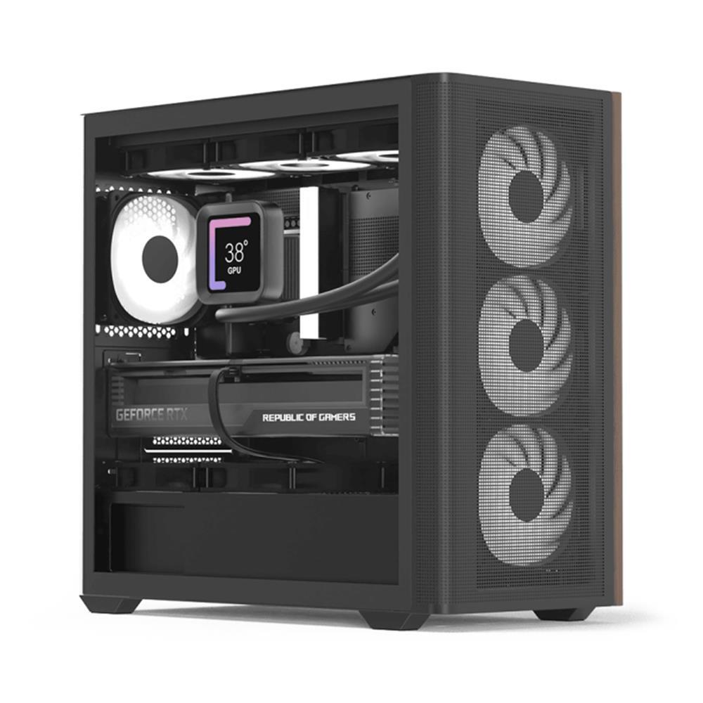 Корпус AeroCool D301A Mini-Tower 4 ARGB-Lfter для ASUS и MSI m-ATX USB Typ C Schwarz 1219000₽