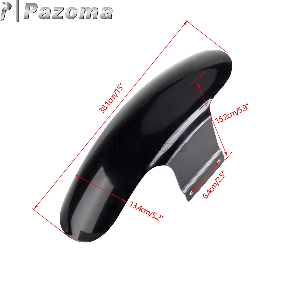 Kit guardabarros delantero negro para motocicleta para Harley Nightster 975 RH975 '22-23 Foto 2 de 4