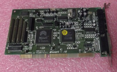 Carte Son ISA 16 Bits OAK Mozart S601211-H – Vintage – Occasion