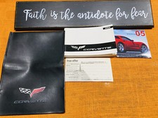 ?? 2005 CHEVY CORVETTE C6 SPORT OWNERS MANUAL SET + OWNERS M CD 6.0L LS2 V8