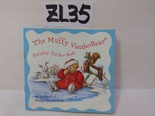 CHRISTMAS ORNAMENT NORTH AMERICAN BEAR CO. VANDERBEAR MUFFY HOLIDAY STICKER BOOK