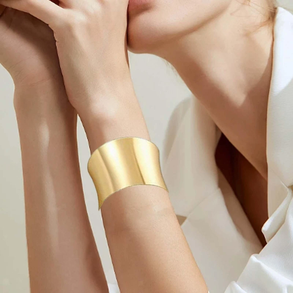 Women s Bangle Cuff Bracelet Wide Open Cuff Bangle Fashion Simple