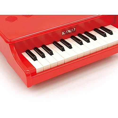 KAWAI 1183 Mini Pianoforte 25 Tasti P-25 Strumento Musicale Giocattolo Pianoforte Colore Rosso Papavero - Immagine 3 di 4