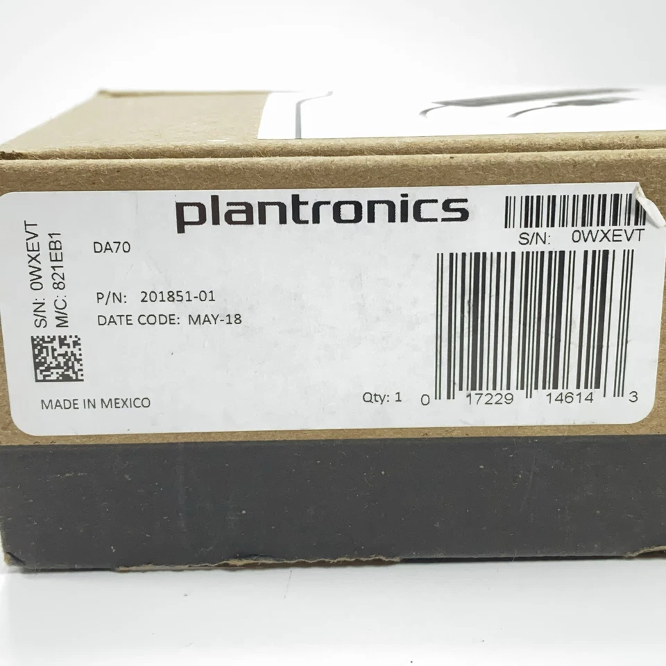 Plantronics DA70 201851-01 USB Audio Processor for H & HW Headsets to Computers - Image 4 of 4