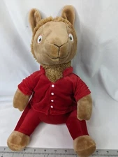 Kohls Llama Red Pajamas Plush 13 Inch Stuffed Animal Toy