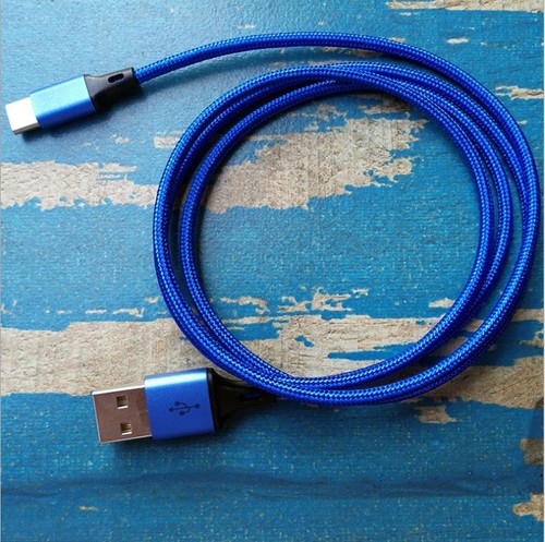 Nylon Metal Braided Type C USB-C charging Data Cable Google Samsung LG Huawei - Picture 4 of 15