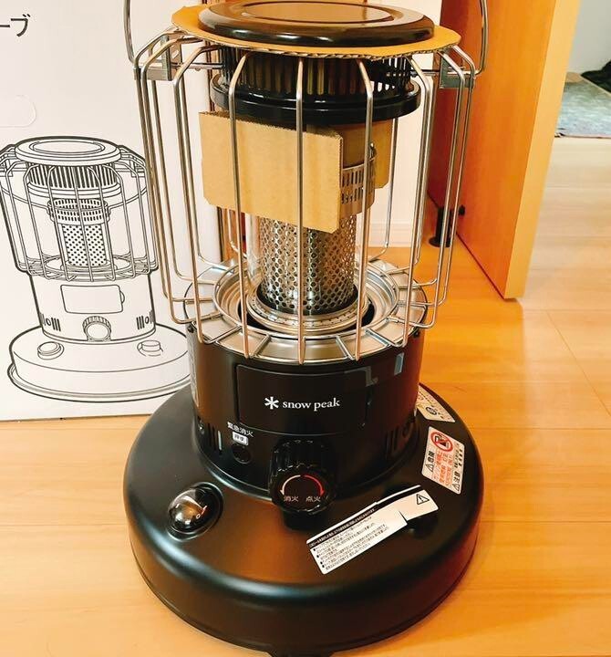 灯油ヒーター ブラック (Kerosene Heater black) Snow Peak KH-100BK Oil Kerosene Heater Black sports outdoor