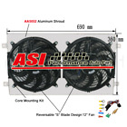 <!--F#f_0-->Aluminum Radiator Shroud+Fan For 71-80 Holden HG HT HK HQ HJ V8 253/308 AT MT<!--F/-->