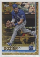 2019 Topps Chrome Gold Wave Refractor 7/50 Hunter Dozier #166 s7f