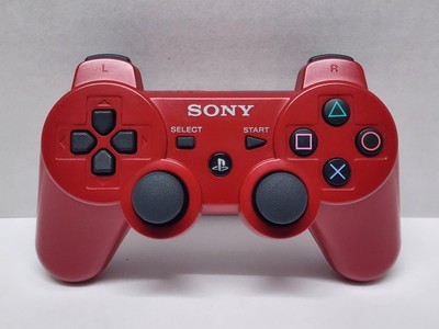 Original Dualshock 3 OEM Playstation 3 Wireless Red Controller PS3 Genuine