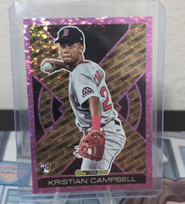 Topps 2025 Update Black Gold Kristian Campbell BG-2 Pink Foil Rookie Red Sox
