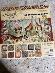 Graphic 45 12x12 Paper Pad - SAFARI ADVENTURE