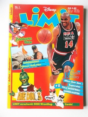 LIMIT Bd. 1 von 1994 + Sammelkarten + Dinokarte (fest) + Fragebogen (fest) 
