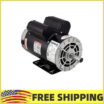 #ad 2 3 3.7 5 HP SPL Electric Air Compressor Motor 56 Frame 3450 RPM 7 8quot;5 8quot; Shaft $119.99
