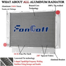 Cc6063 3-row Aluminum Radiator For 1960-1963 Ford Galaxie 500 L6 V8 Cc6063 3-row Aluminum Radiator For 1960-1963 Ford Galaxie 500 L6 V8