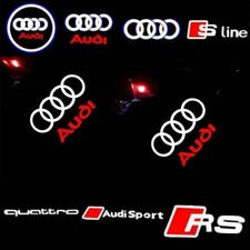 Audi LED Einstiegsbeleuchtung Türprojektor Logo Licht A3 A4 A5 A6 2er/4er Set