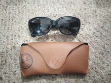 Ray-Ban Jackie Ohh Black Frame Polarized RB4101 Sunglasses 58  17