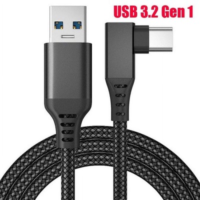 Braided Data Line Charging Cable for Oculus Quest 3 2 Pico 4 Link USB 3.2 Cable