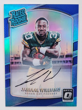 Panini 2017 Donruss Optic Rated Rookie Jamaal Williams Auto /75 Packers #167