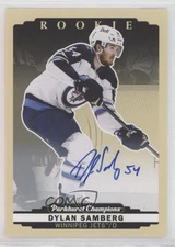 2022-23 Upper Deck Parkhurst Champions Rookies Dylan Samberg Rookie Auto RC mq5