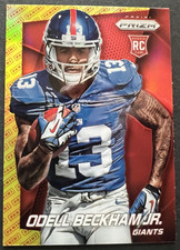 Odell Beckham Jr. #282 Panini Prizm 2014 Panini Prizm Red-Gold RC