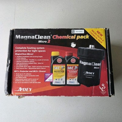 Adey Magnaclean Micro2 mit 2 Chemikalienpack - mit MC1+ & MC3+