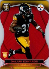 Daijun Edwards-2024 Totally Certified Mirror Platinum Red /175 RC #116 Steelers