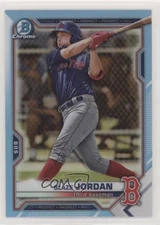 2021 Bowman Draft Chrome Sky Blue Refractor Blaze Jordan #BDC-182