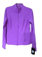 Avia NWT Pink Nylon Core Athletic Jacket Lightweight Full Zip Women  s Medium