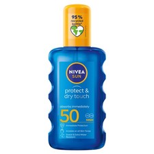 Image of Sun Protect & Dry Touch Spray SPF50 (200 ml) Invisible Water Resistant Sun Oil