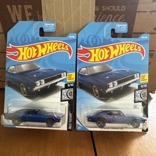 (2) Hotwheels 69 Dodge Charger 500 Rod Squad Read Description
