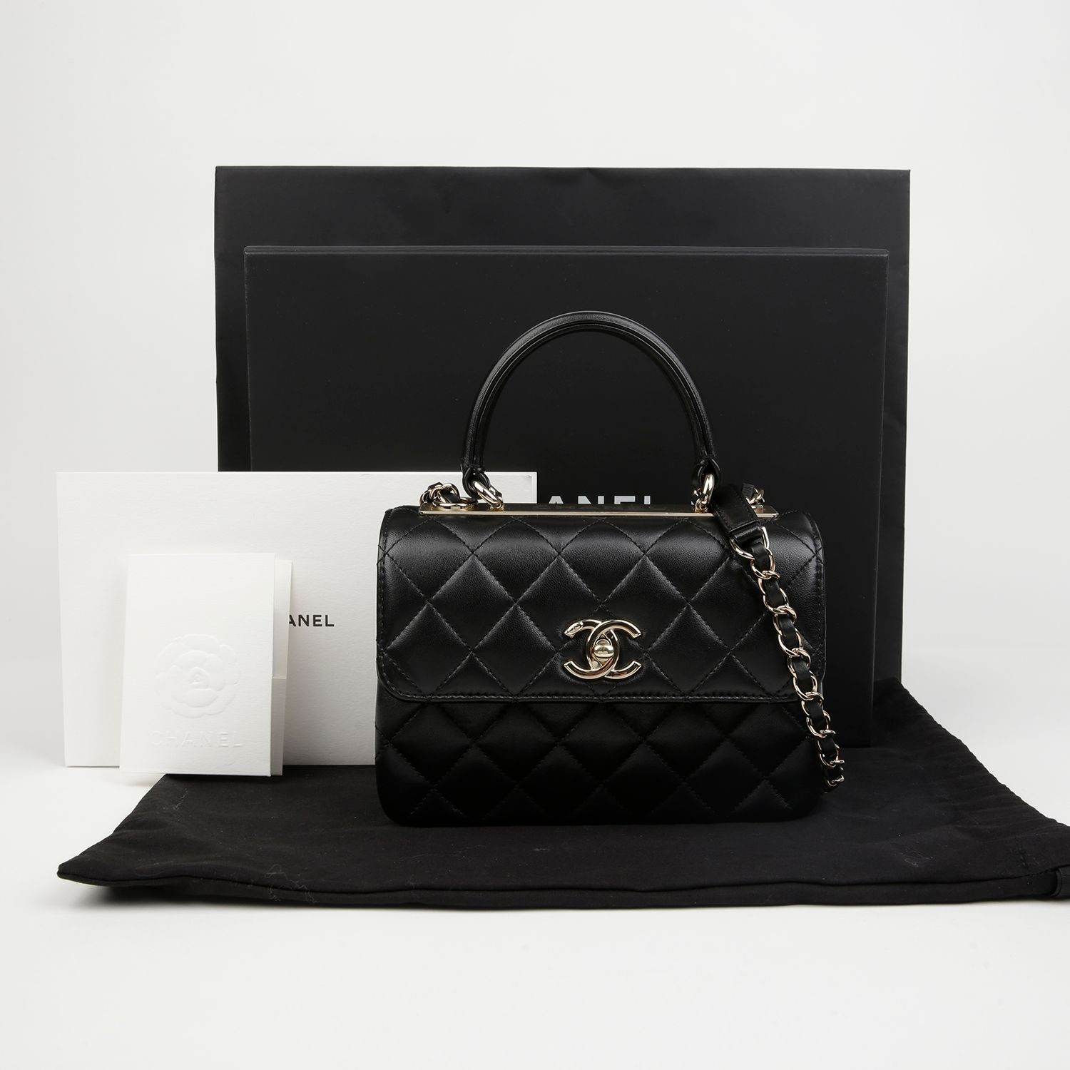 CHANEL Trendy CC New Mini Tote Shoulder Bag AS4654 157911077 [U]
