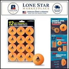 40 mm Bulk Ping Pong Balls - 12 Durable 3 Star Training Balls for All Ages