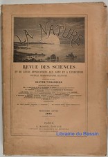 La Nature Revue Sciences 1er Sem. 1875 Opium Apiculture Opéra pôle Nord Vénus
