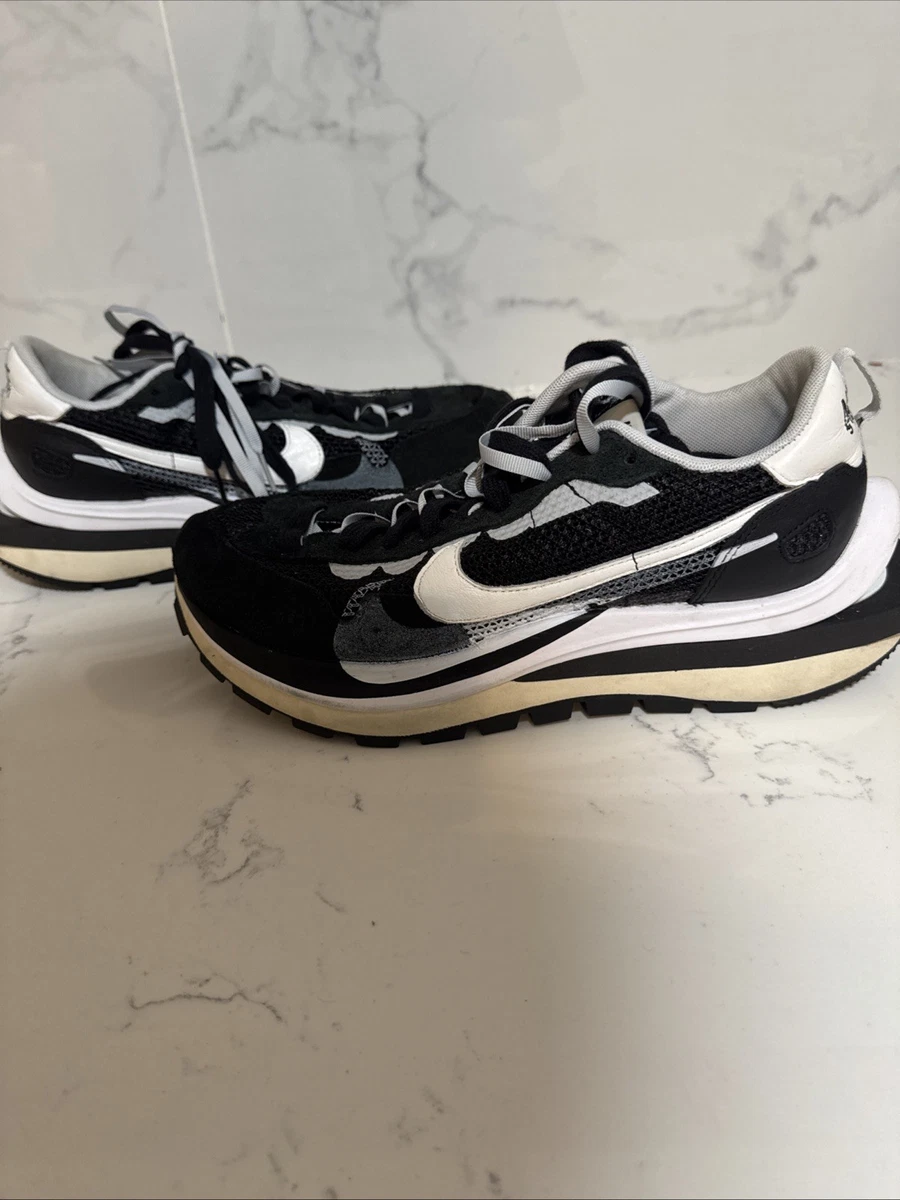 Nike sacai x VaporWaffle Black White for Sale | Authenticity