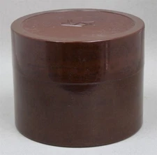 Vintage Kazan KOMZ KMZ Soviet Era USSR Brown Bakelite Carbolite Hard Lens Case