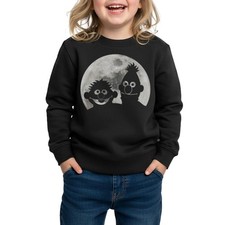Sesamstraße Ernie & Bert Bei Mondschein Kinder/Teenager Premium Bio Crew Neck