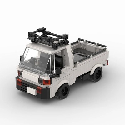 Honda Japanese Kei Truck MOC Technic Building Block Model Toy Car 348pcs Gift