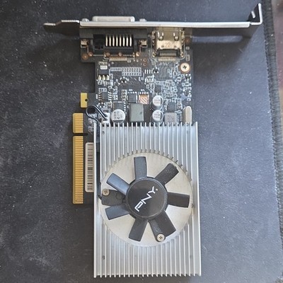 PNY NVIDIA GeForce GT 1030 2GB DDR4 PCIe x16 HDMI DVI-D DirectX 12 SFF