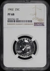 1962 Washington Quarter NGC PF-68