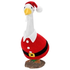 Christmas Porch Goose Outfit 23" Thanksgiving Porch Goose Outfits Large Croch...