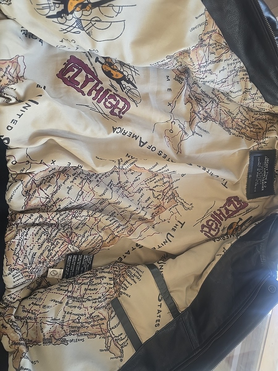 Vintage 90s Type A-2 US Army Air Force Flyers Leather Jacket M