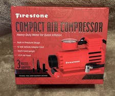 Firestone Compact Air Compressor - Heavy-Duty Motor for Quick Inflation
