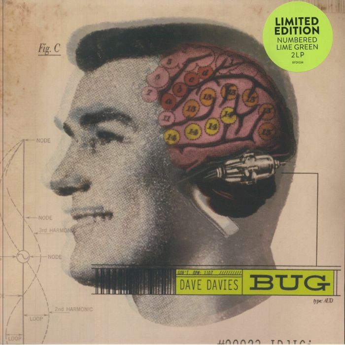 DAVIES, Dave - Bug (reissue) - Vinyl (numbered gatefold lime green vinyl 2xLP)