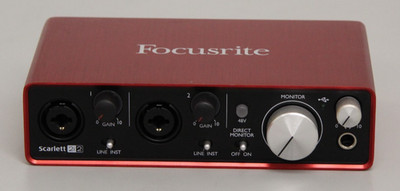 Focusrite Scarlett 2i2 2nd Gen USB Audio Interface Studio Recording