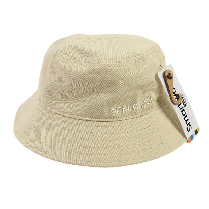 SMARTWOOL Unisex Almond Logo Embroidered Cotton Bucket Hat ONE SIZE NWT